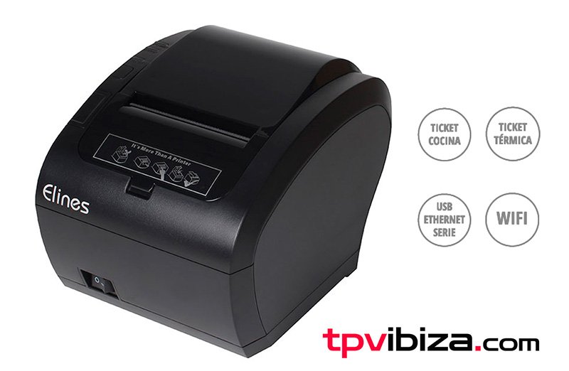 Impresora térmica de tickets 80mm para TPV de restaurantes en Ibiza y Formentera - Impresión rápida y fiable